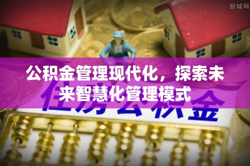 旬阳公积金管理现代化，探索未来智慧化管理模式